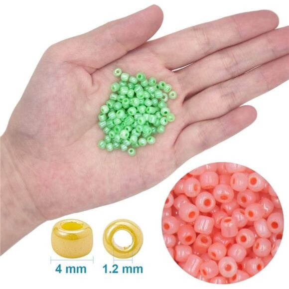 EuTengHao 6000pcs Glass Seed Beads Small Craft Beads for DIY Bracelet Necklaces - Picture 3 of 7